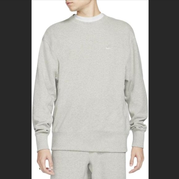 nike crew neck light bone